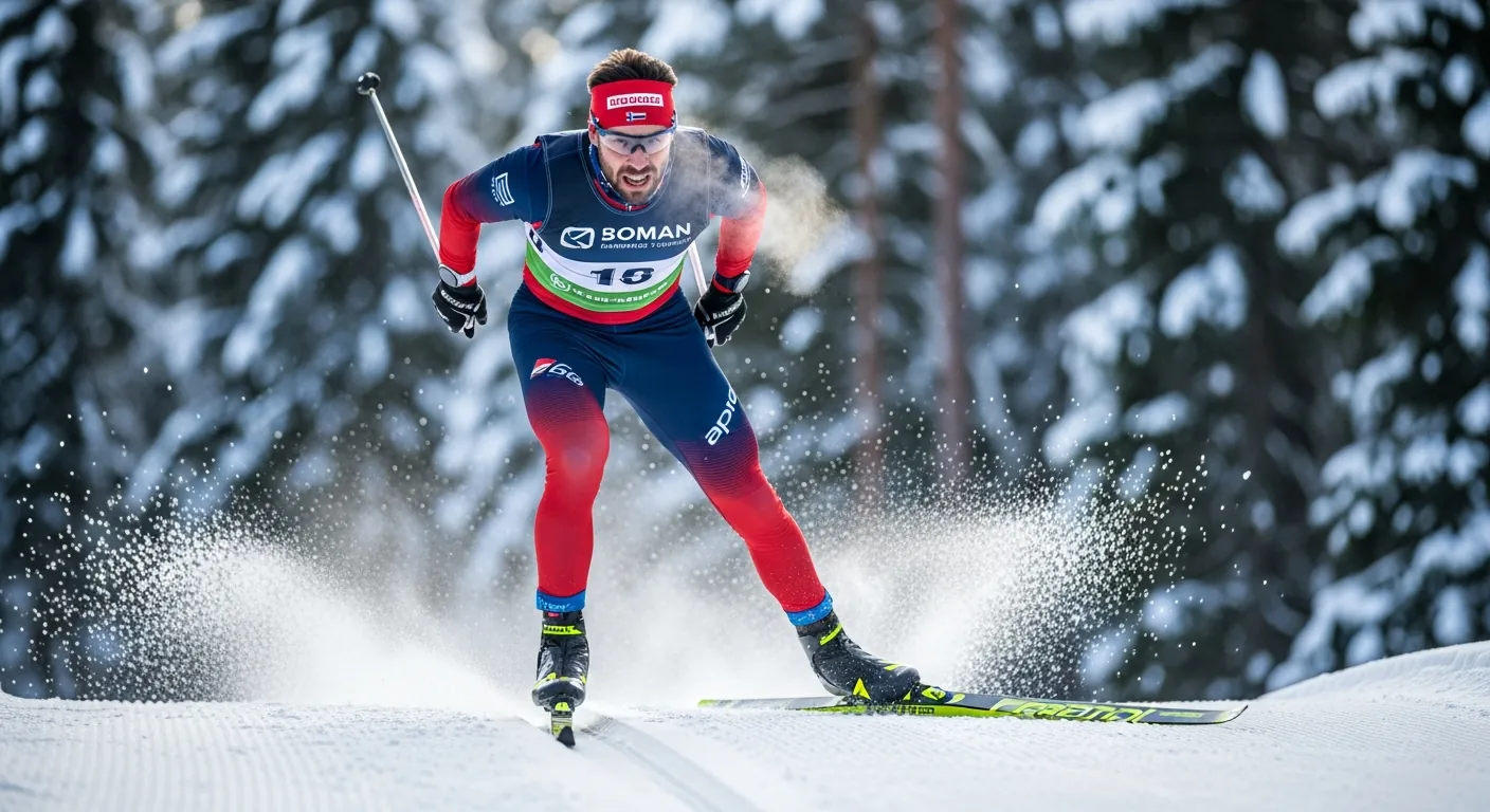 Jan Thomas Jenssen i aksjon under verdenscup i langrenn